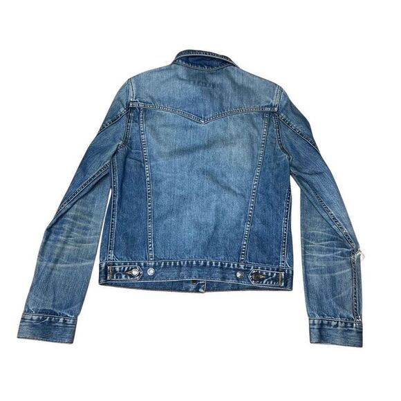 Vintage Abercrombie & Fitch Women’s Distressed Trucker Jean Jacket Small - Picture 5 of 10